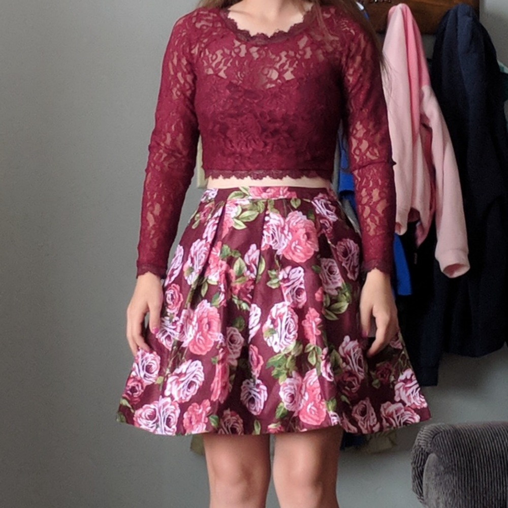 Sequin Hearts Homecoming Dress